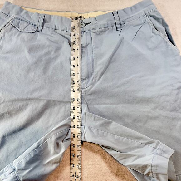 Indigo Palms Chinos Men's W42 Vintage Made in Hong Kong B35TF1T 100% Cotton Blue - Picture 9 of 13